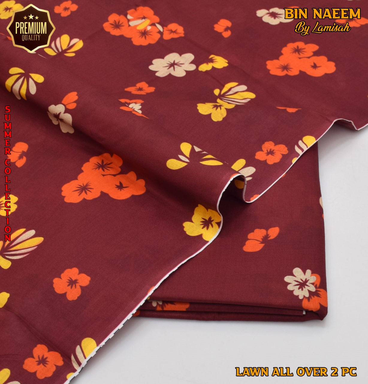 2 Piece Lawn Air Jet Printed Suit