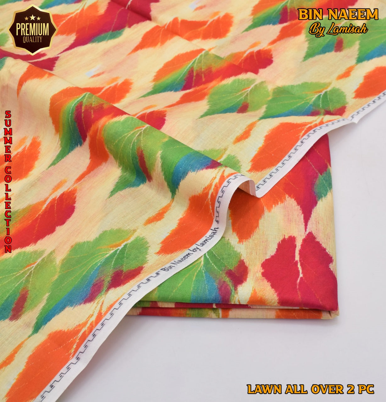 2 Piece Lawn Air Jet Printed Suit