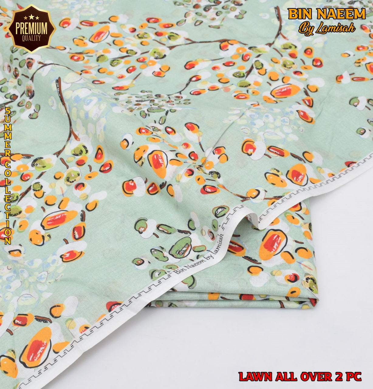 2 Piece Lawn Air Jet Printed Suit